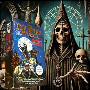 Vintage 1990 The Eye of the World Robert Jordan Wheel of Time Book 1 Paperback